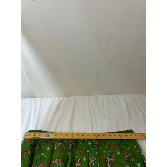 Old Navy Holiday XXL Sleep Pants Green Girl Martini Glass rn#54023 - Picture 8 of 8